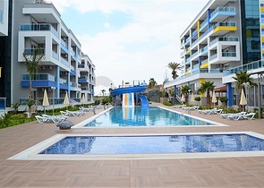 Меблированный дуплекс с большой террасой 2+1