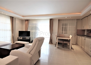 Трёхкомнатная квартира с мебелью