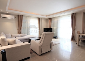 Трёхкомнатная квартира с мебелью