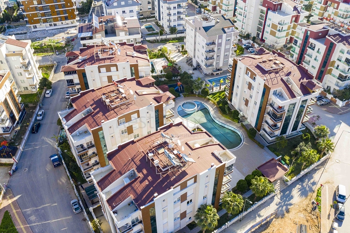 Пентхаус с 3 спальнями в комплексе в Коньяалты Анталья 