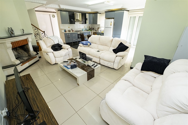 Вилла 4+1 в комплексе в районе Кунду Лара в 10 минутах от пляжа