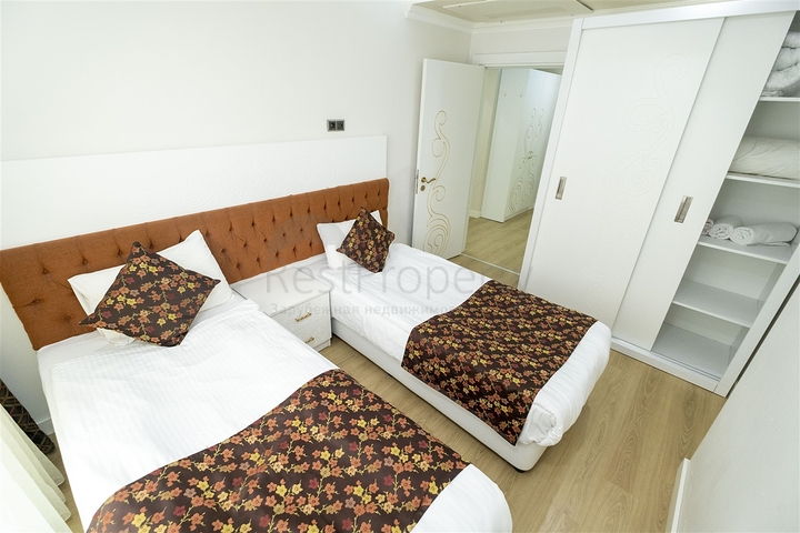 Квартира 2+1 с мебелью в комплексе отельного плана в Анталии