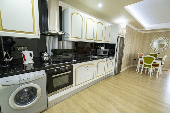 Квартира 2+1 с мебелью в комплексе отельного плана в Анталии