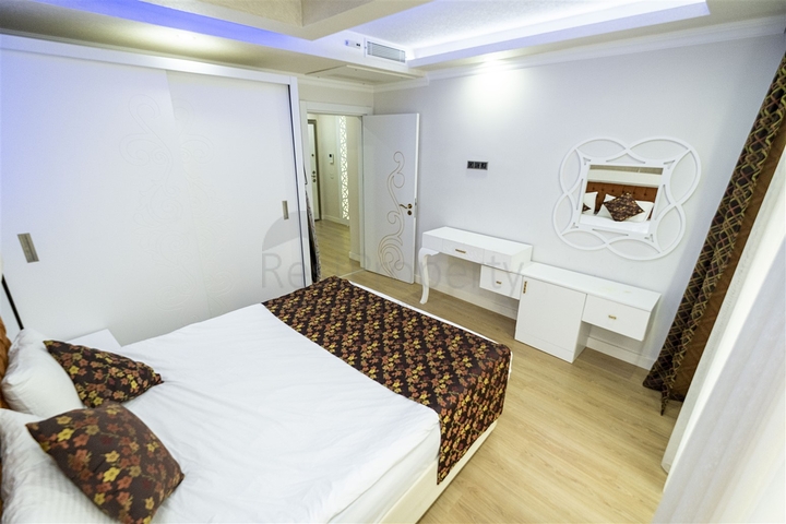 Квартира 2+1 с мебелью в комплексе отельного плана в Анталии