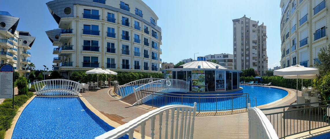 Квартира 2+1 с мебелью в комплексе отельного плана в Анталии