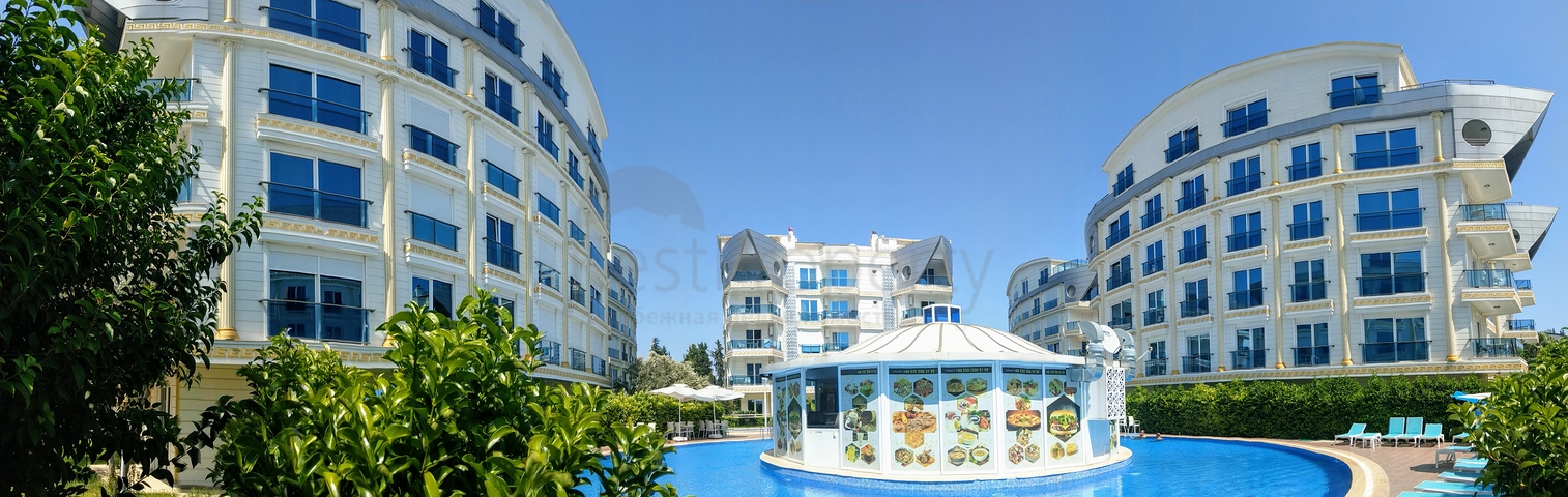 Квартира 2+1 с мебелью в комплексе отельного плана в Анталии