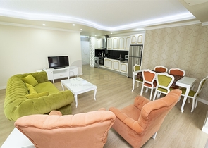 Квартира 2+1 с мебелью в комплексе отельного плана в Анталии