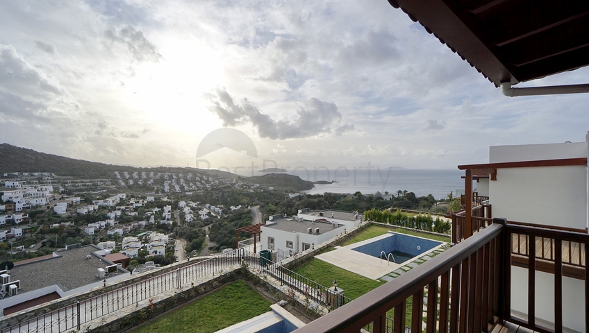 Вилла с видом на море с собственным бассейном в Бодруме