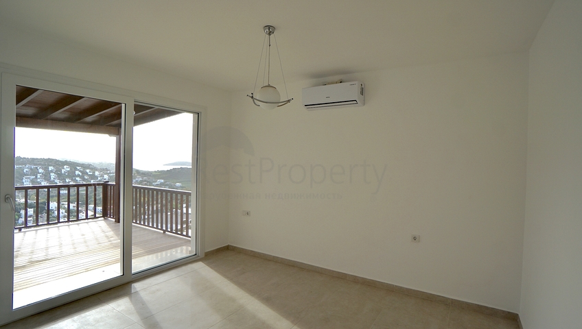 Вилла с видом на море с собственным бассейном в Бодруме