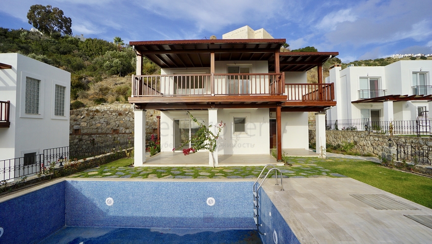 Вилла с видом на море с собственным бассейном в Бодруме