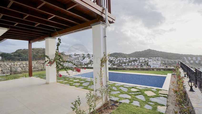 Вилла с видом на море с собственным бассейном в Бодруме