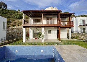 Вилла с видом на море с собственным бассейном в Бодруме