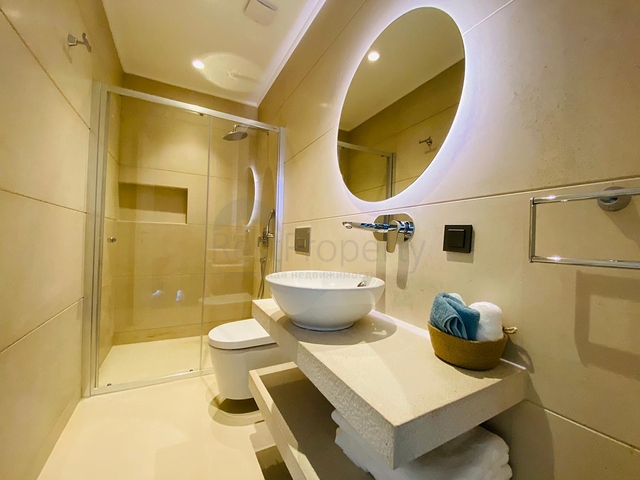 Стильная вилла с потрясающим видом нa море, горы и Бодрум.