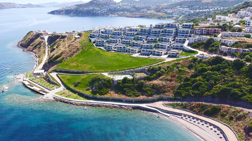 Комфортабельные квартиры с видом на море в элитном районе Гюмюшлюк 