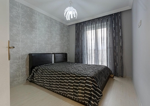 Меблированная квартира планировки 2+1 в районе Махмутлар