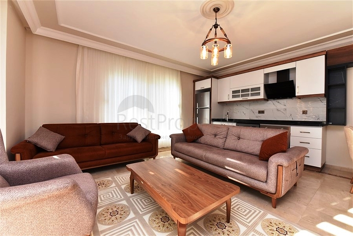 Меблированная квартира в районе Оба