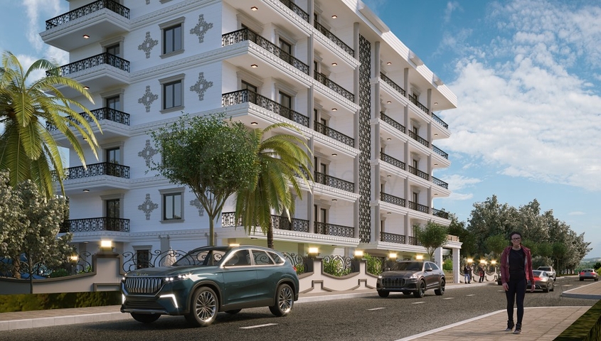Новый проект жилого комплекса в Махмутларе