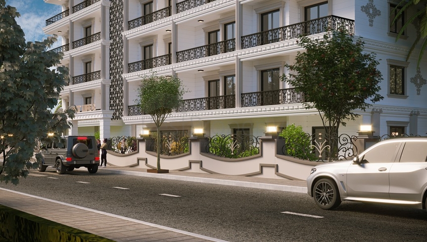 Новый проект жилого комплекса в Махмутларе