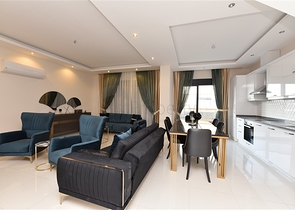 Меблированный пентхаус планировки 2+1