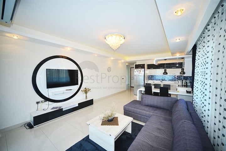 Квартира планировки 3+1 с мебелью в Махмутларе