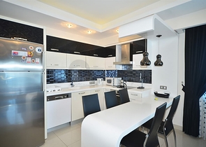 Квартира планировки 3+1 с мебелью в Махмутларе