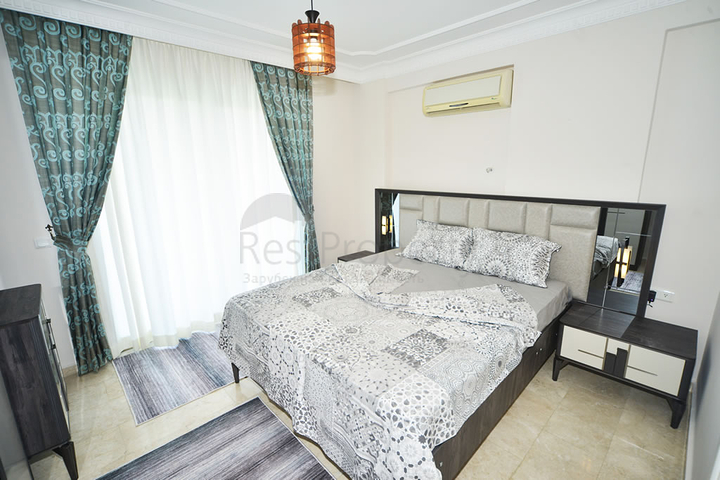 Меблированная квартира планировки 2+1 в районе Махмутлар