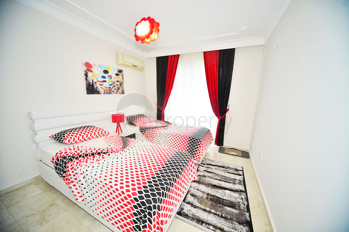 Меблированная квартира планировки 2+1 в районе Махмутлар