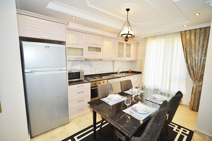 Меблированная квартира планировки 2+1 в районе Махмутлар