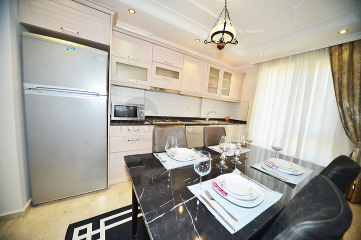 Меблированная квартира планировки 2+1 в районе Махмутлар