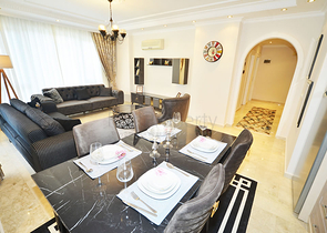 Меблированная квартира планировки 2+1 в районе Махмутлар