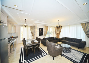 Меблированная квартира планировки 2+1 в районе Махмутлар