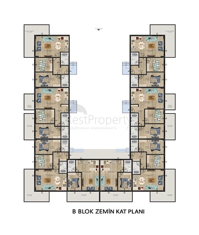 Новый проект в 150 метрах от песчаного пляжа