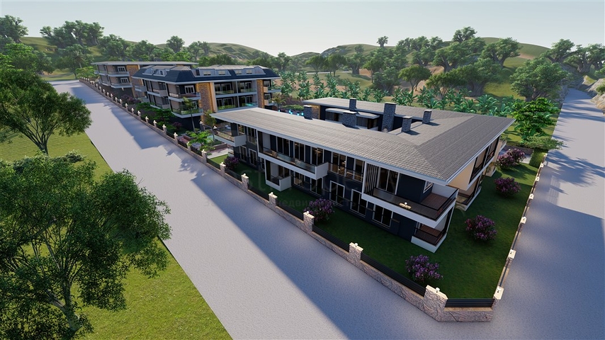 Новый проект в 150 метрах от песчаного пляжа