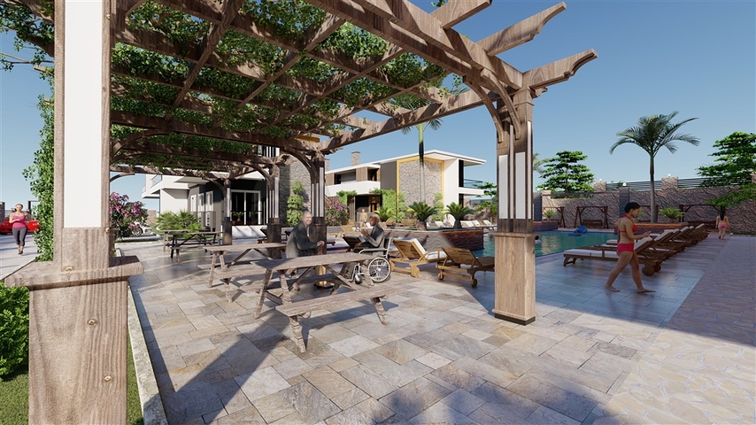 Новый проект в 150 метрах от песчаного пляжа