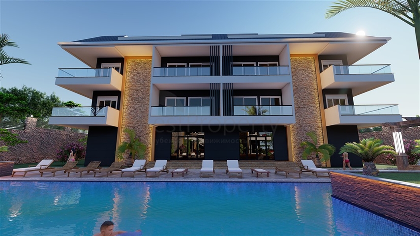 Новый проект в 150 метрах от песчаного пляжа