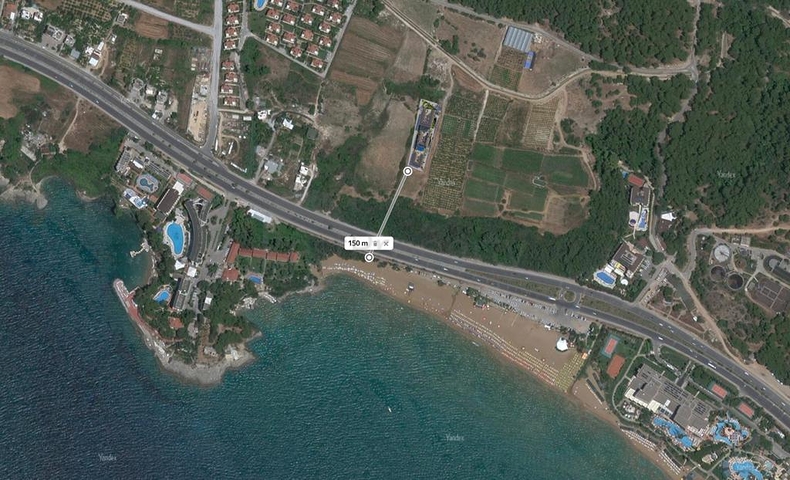Новый проект в 150 метрах от песчаного пляжа