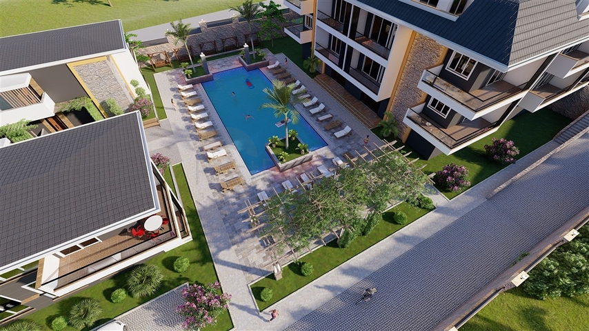 Новый проект в 150 метрах от песчаного пляжа