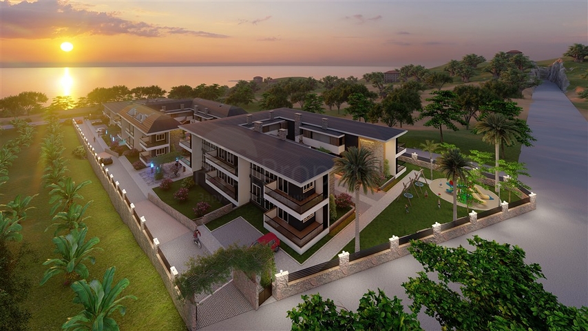 Новый проект в 150 метрах от песчаного пляжа