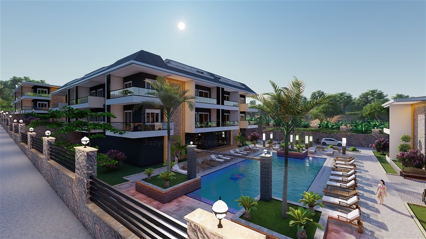 Новый проект в 150 метрах от песчаного пляжа