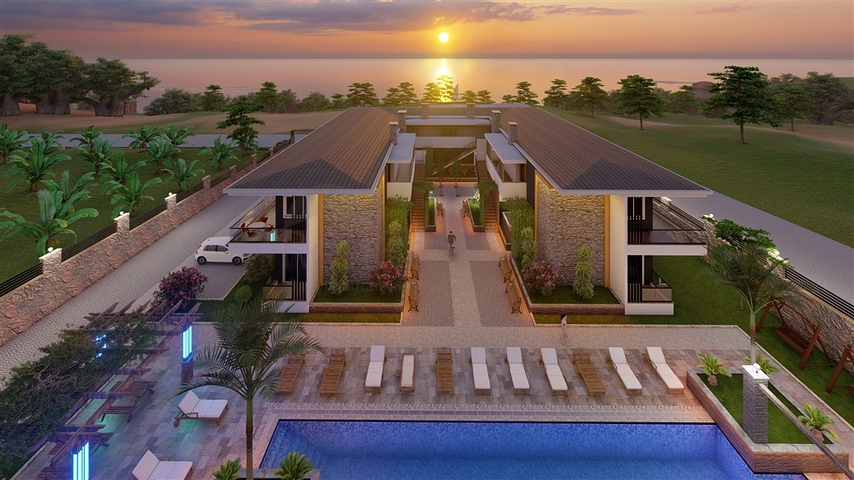 Новый проект в 150 метрах от песчаного пляжа