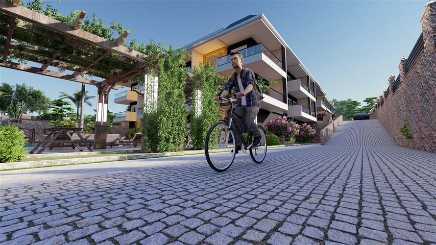 Новый проект в 150 метрах от песчаного пляжа