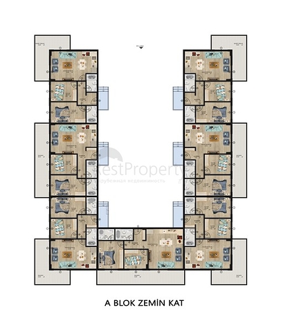 Новый проект в 150 метрах от песчаного пляжа