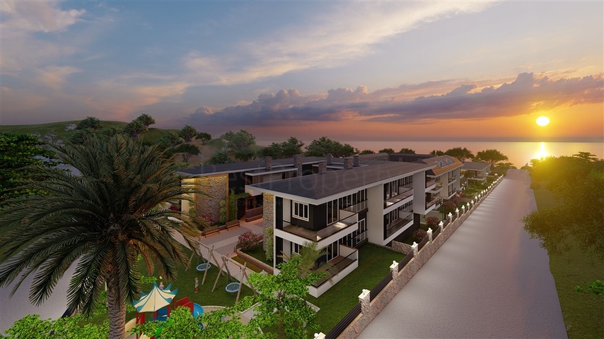 Новый проект в 150 метрах от песчаного пляжа