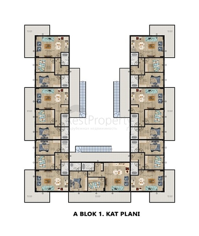 Новый проект в 150 метрах от песчаного пляжа