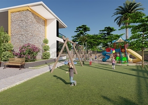 Новый проект в 150 метрах от песчаного пляжа