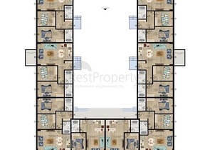Новый проект в 150 метрах от песчаного пляжа
