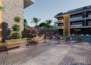 Новый проект в 150 метрах от песчаного пляжа