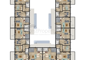 Новый проект в 150 метрах от песчаного пляжа