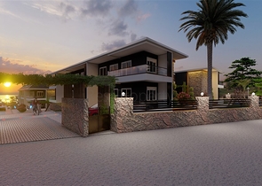 Новый проект в 150 метрах от песчаного пляжа