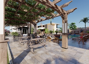 Новый проект в 150 метрах от песчаного пляжа